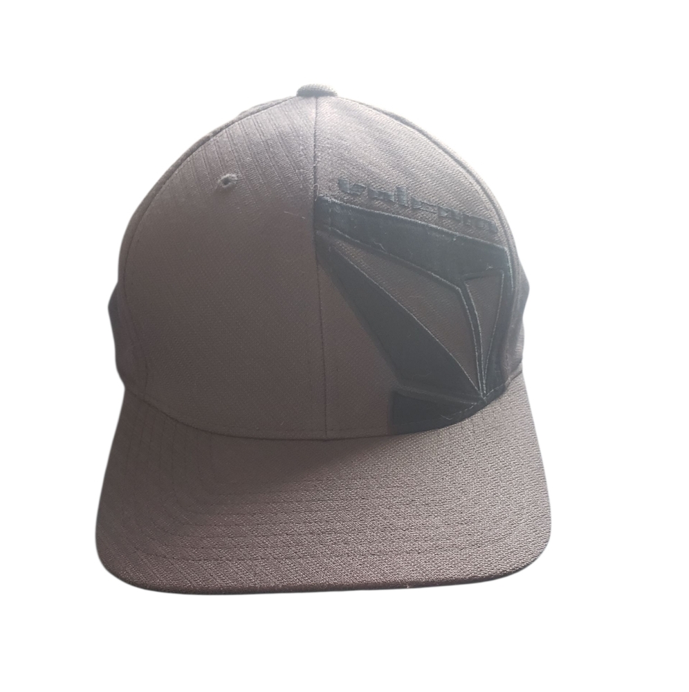 Volcom Brown Cap Black Logo Hat. Flexfit. L-XL. Skater.